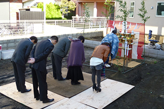 地鎮祭、顔合わせ式、着工